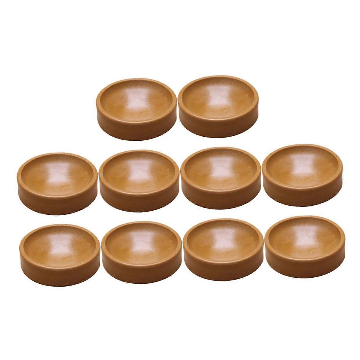 Piano Caster Cups Non-Slip Floor Protectors Shockproof Pads for Piano and Furniture Set of 10