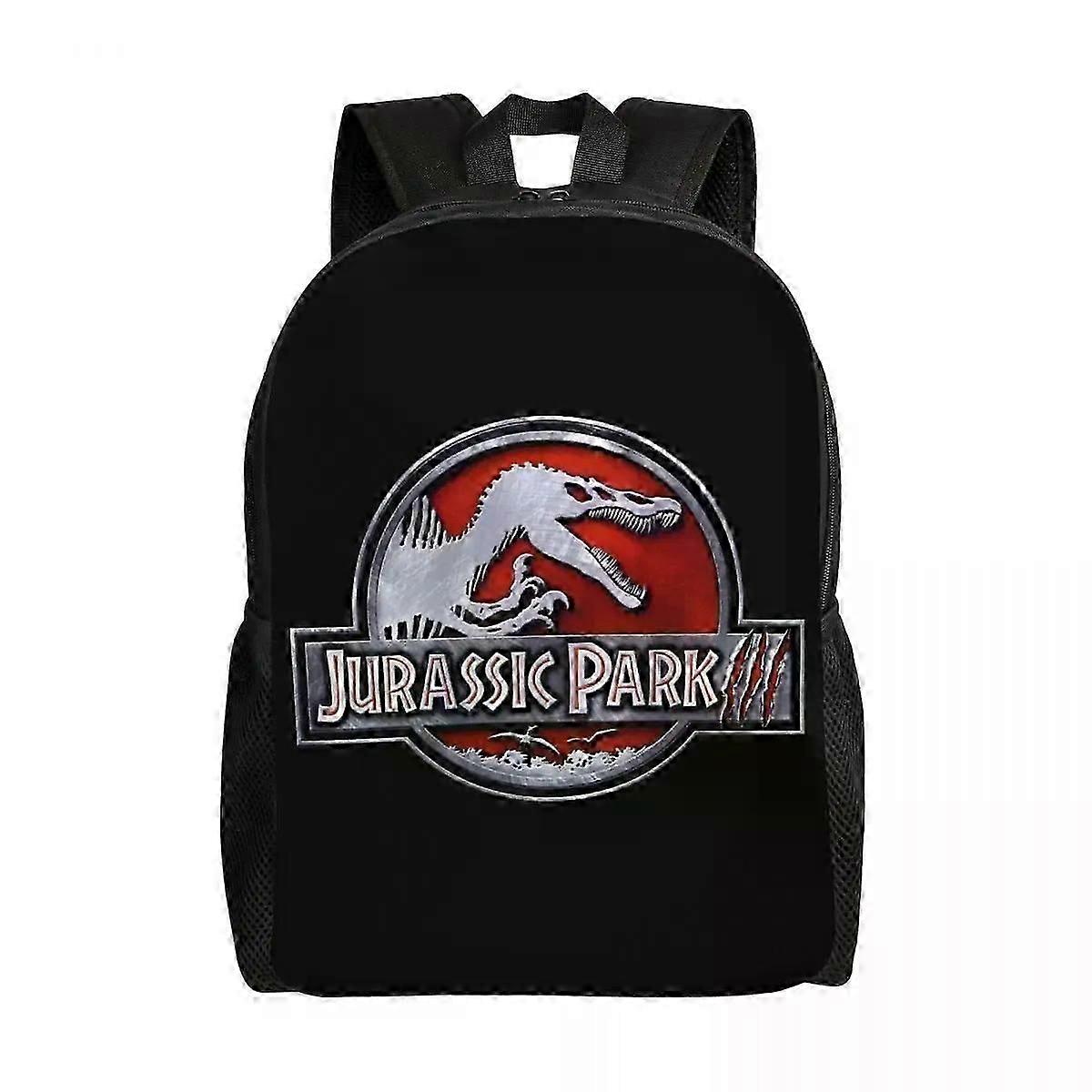 Smart Organiser Backpack for UK University Life - Jurassic Park Theme with Multiple Compartments