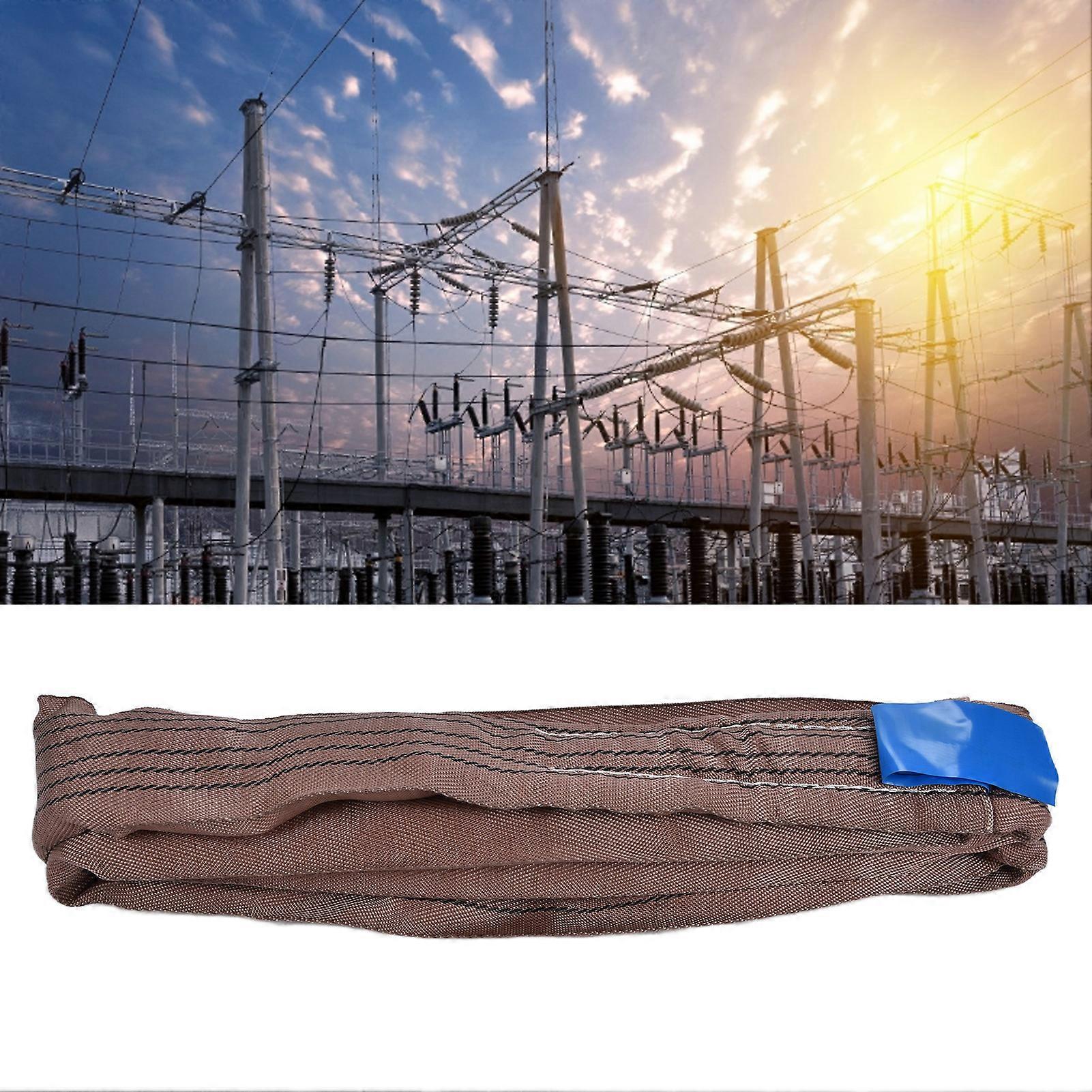 6T Endless Lifting Sling PES Round Soft Webbing Straps Crane Rigging Accessories Wide 85mm4 Meters 