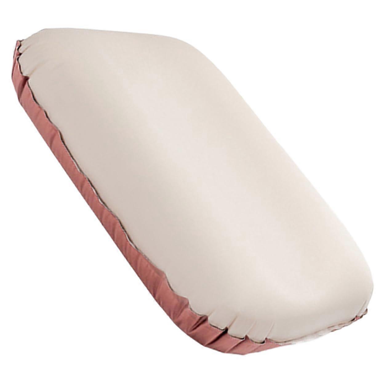 Flatable Camping Pillow Portable Travel Pillow Ergonomic Cervical Support Soft Pillow for Outdoor Use Easy to Inflate and Deflate