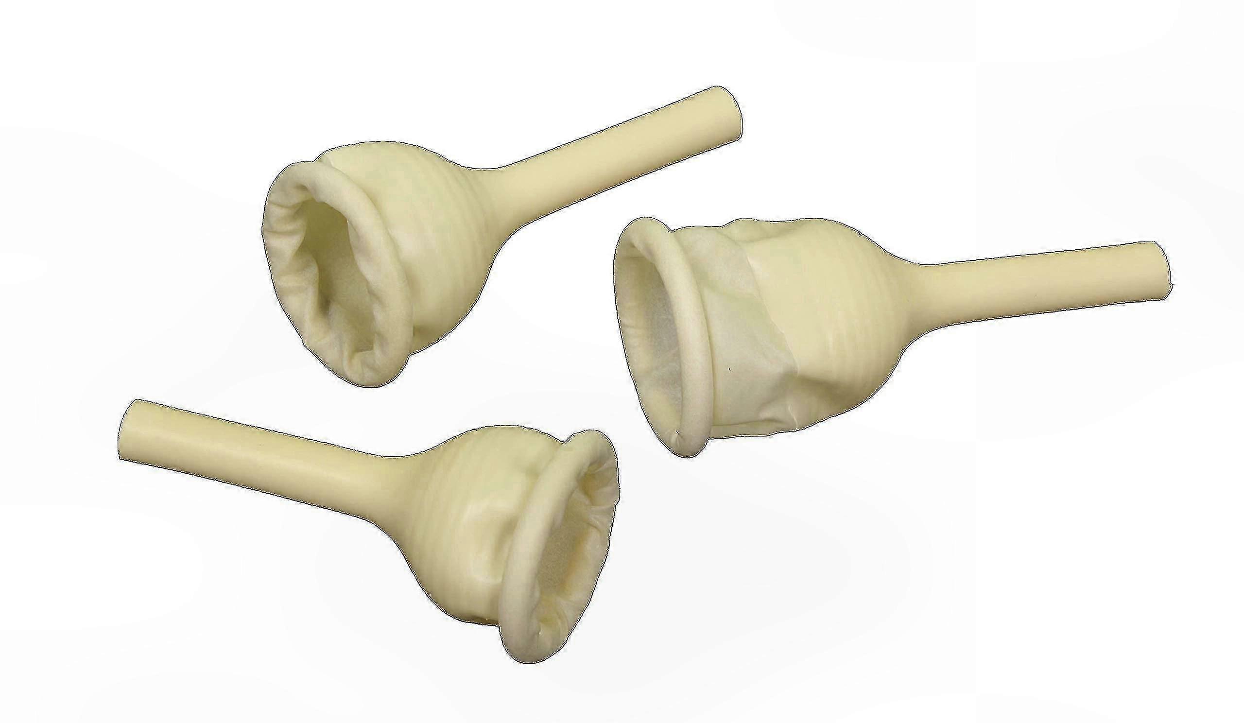 Yapışkanlı Köpük Şeritli Erkek Dış Kateter İdrar Torbaları - 25'li 3 Paket