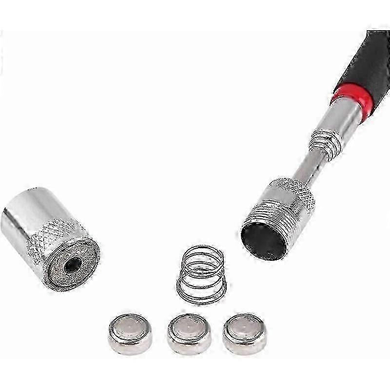 Retractable Magnetic Pickup Tool with LED Light for Petanque Balls and Small Metal Items