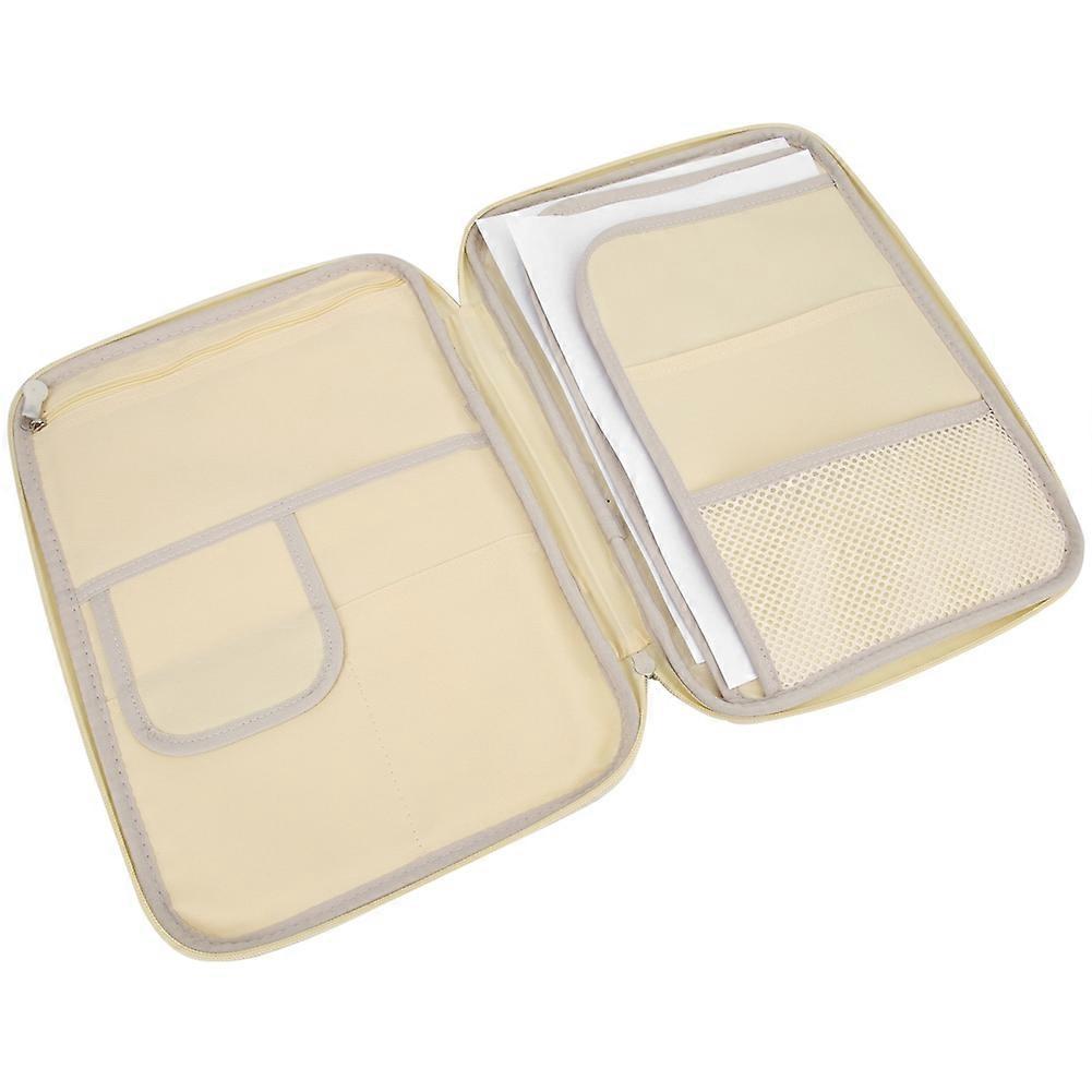 Porte-documents multifonction A4 35x25x3cm Camélia blanc