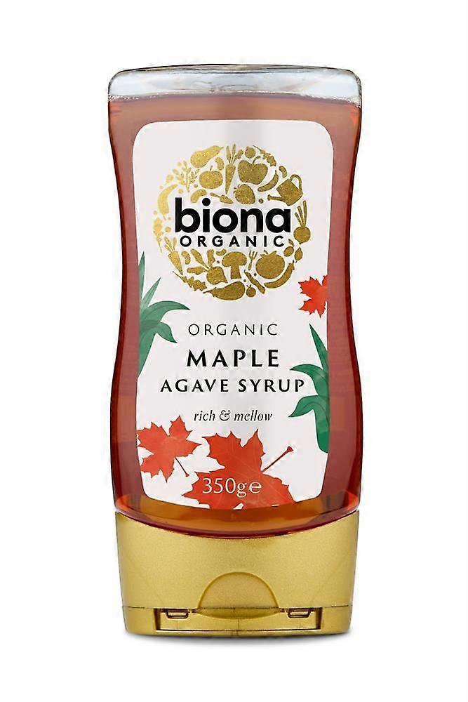 Biona Organic Maple Agave Syrup - Squeezy 350g - 4 Pack