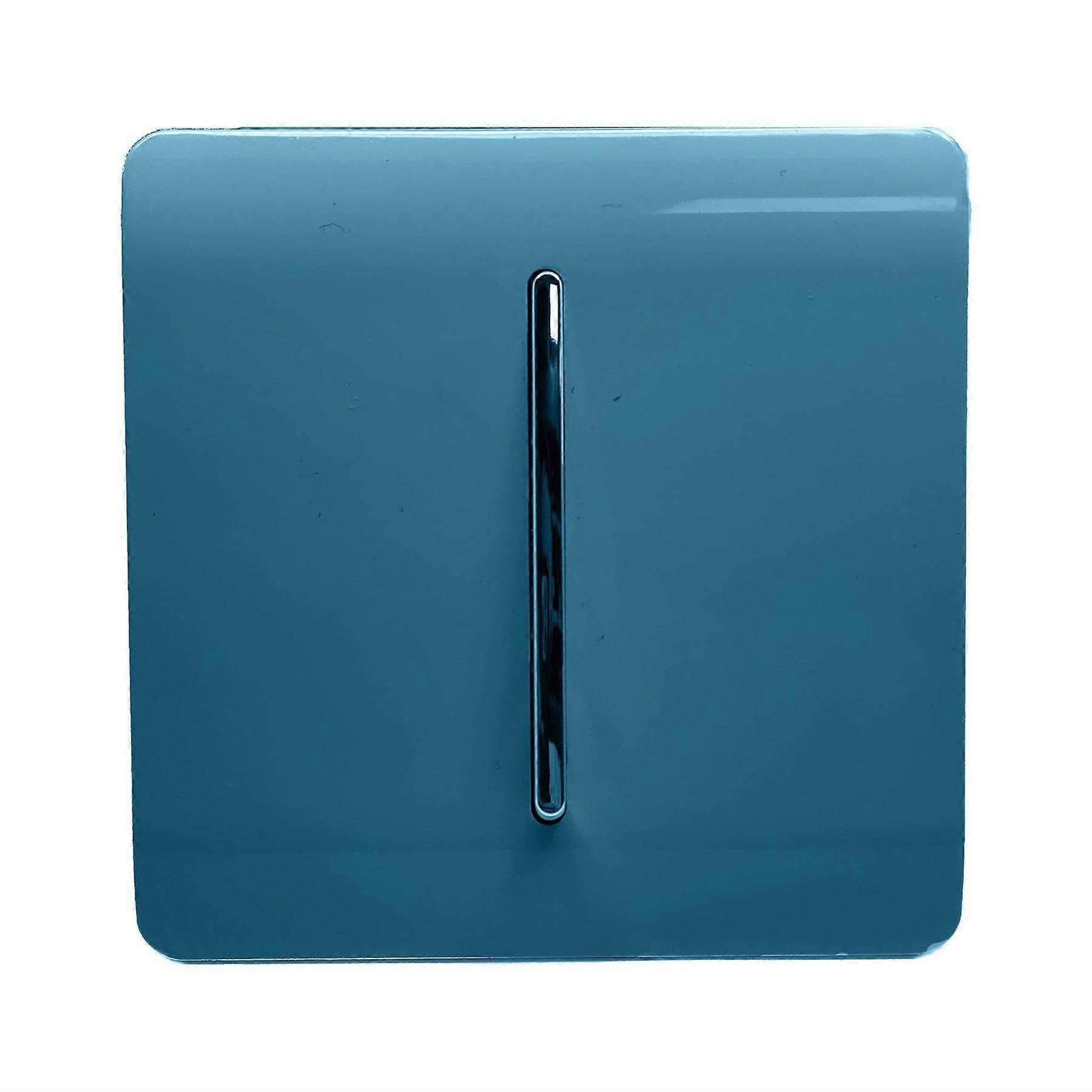 Trendi 1 Gang 3 Way Intermediate Artistic Modern Glossy 10 Amp Rocker Tactile Ocean Blue