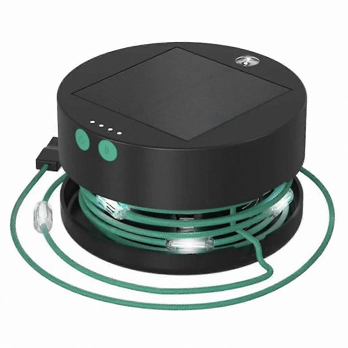 LED Solar String Lights with Phone Charging Capability for Outdoor Camping and Gear