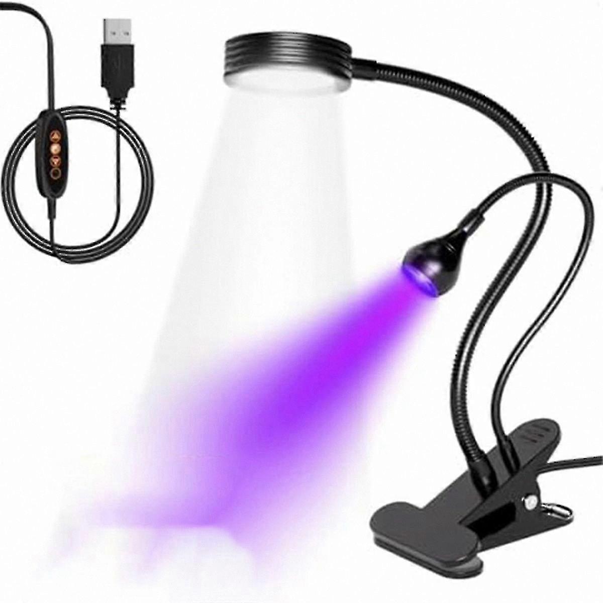 USB LED Curing Lamp for Resin Art - Adjustable 9-Watt UV Light for Crafting Projects