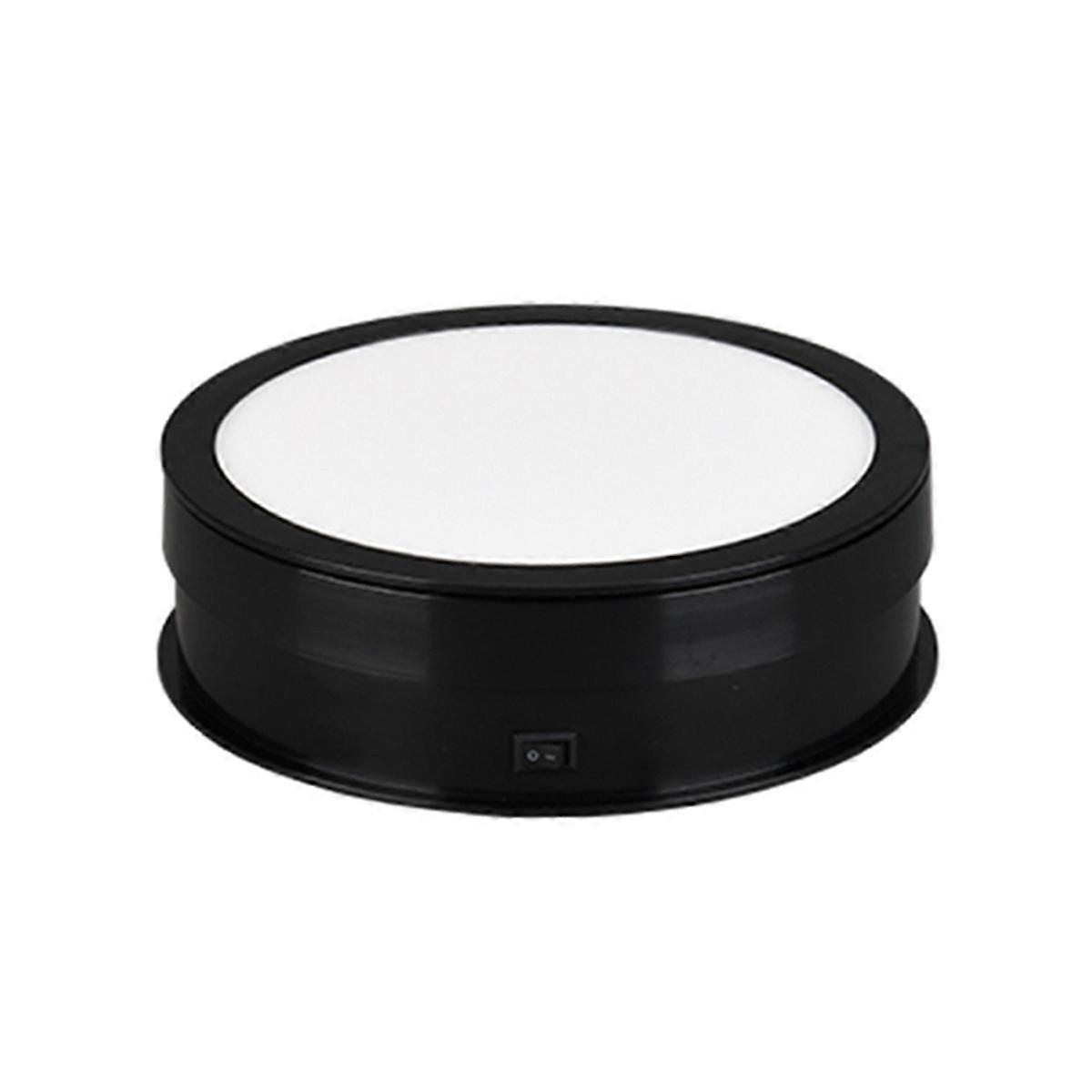 20cm Motorized Rotating Display Stand Rotating Turntable Black