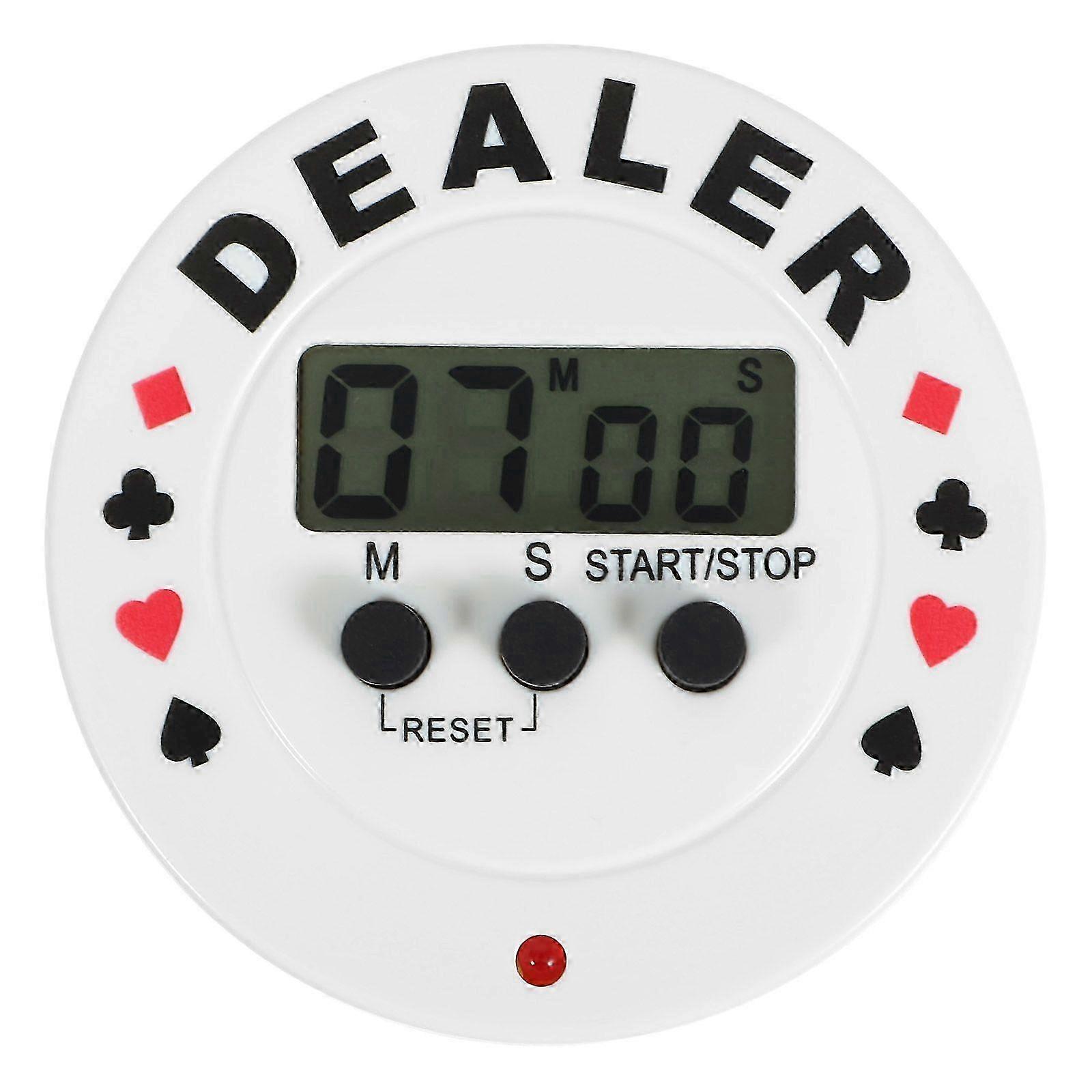 Poker Timer Countdown Board Game Dealer Digital Clock Game Timer Poker Accessory