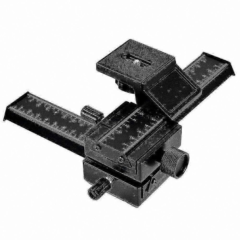 Adjustable Macro Focusing Rail Slider for DSLR and Mirrorless Cameras with 4-Way Movement Capability