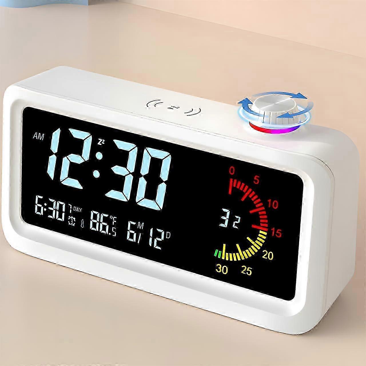 2025 Newest 60-Minute Kids Visual Timer, Pomodoro Timer, Rechargeable Alarm Clock for Children