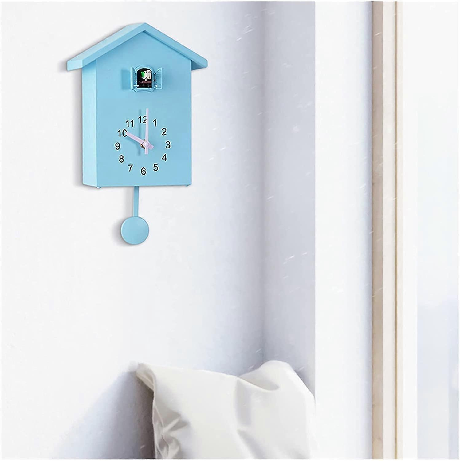 Nordic Style Cuckoo Clocks BatteryOperated Pendulum Clock With Cuckoo Call Or Bird Voice, Standing Or WallMounted