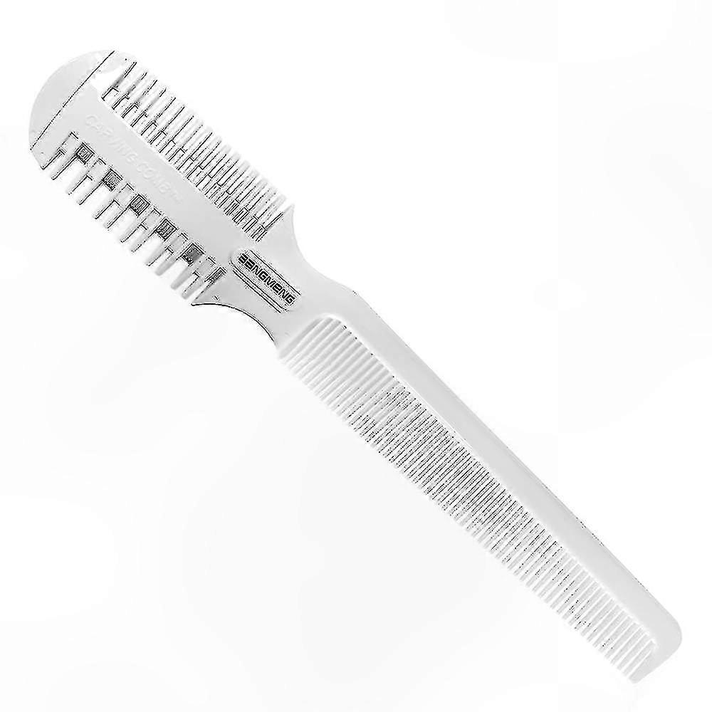 Hair Cutting Comb with Razor, Double Edge Blades for Styling Thin and Thick Hair, Split Ends Trimmer and Shaper Tool