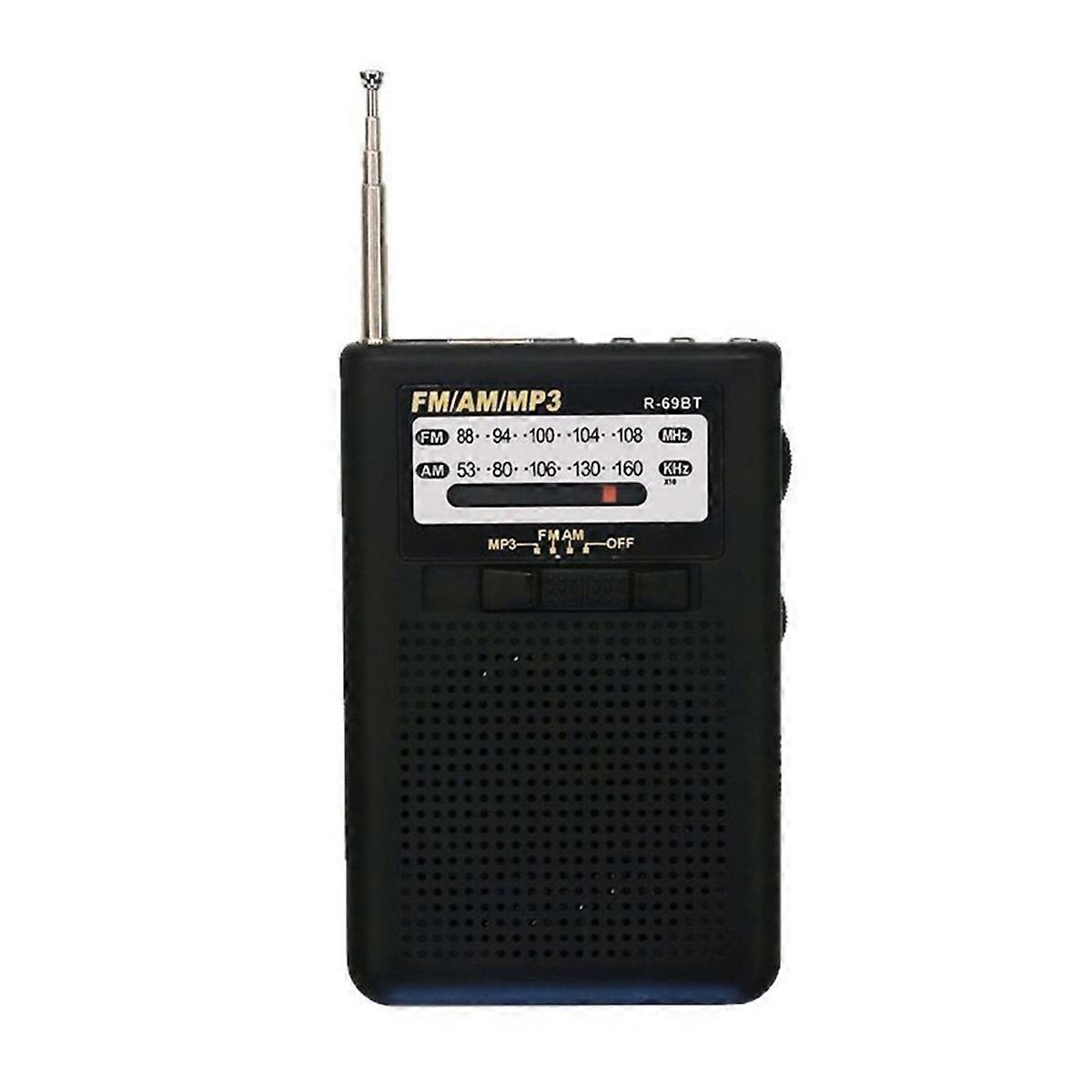 Ραδιόφωνο FM AM Mp3 Radio World Receiver με ομιλητή οθόνης Α