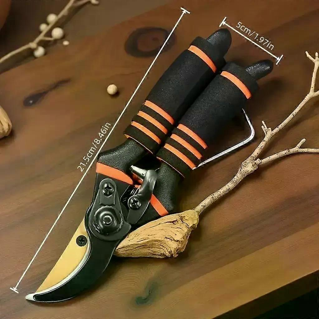 Garden shears forged titanium coated premium tree shears pruning shears