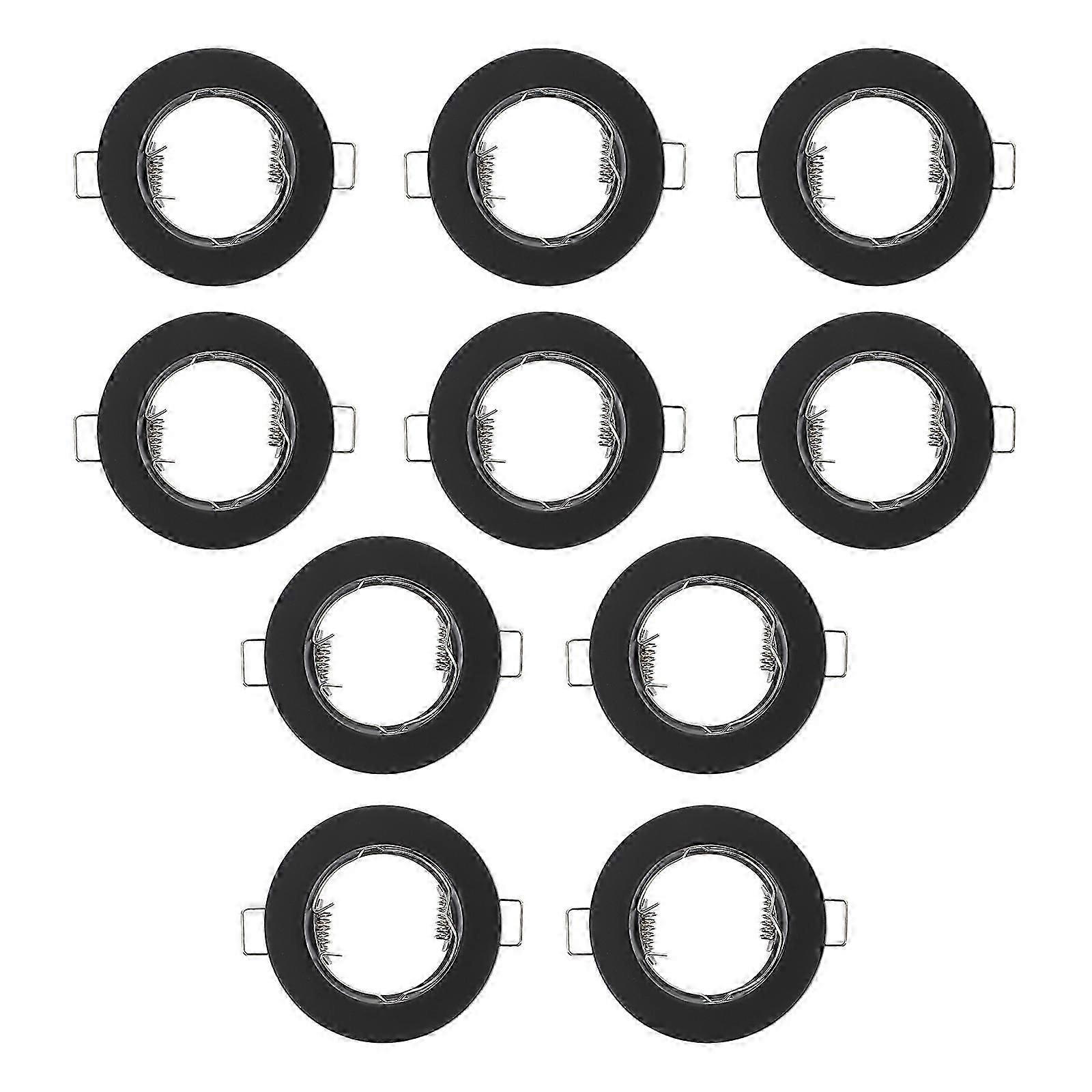 10Pcs Simple Style Halogen Lamp Cup Lampshade LED Spotlight Bracket Frame