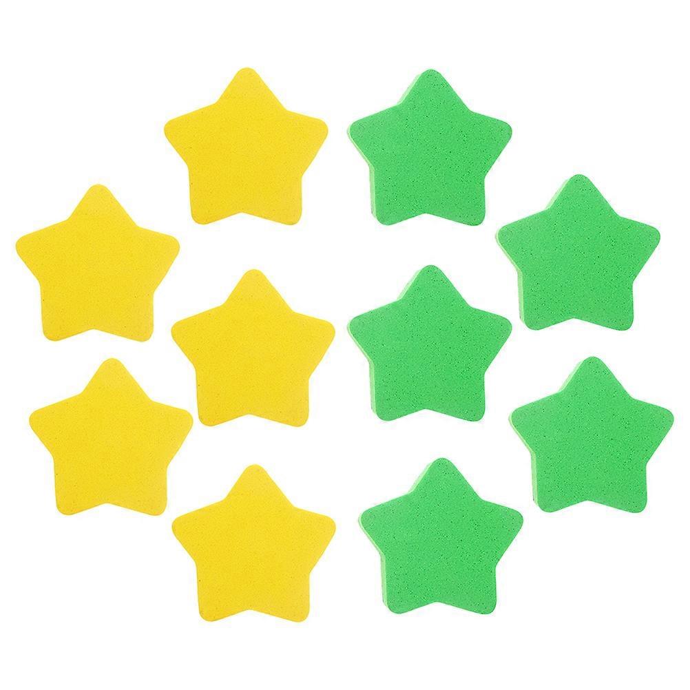 Bulk Whiteboard Erasers Magnetic Board Eraser for Meetings and Presentations Assorted Color Reusable 10Pcs