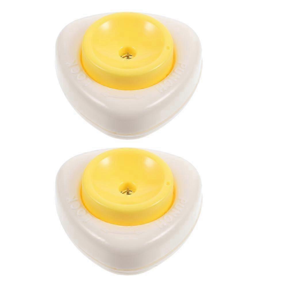 2 قطع البيض هول الناخس مريحة البيض هول ثاقب المطبخ أدوات تثقيب البيض