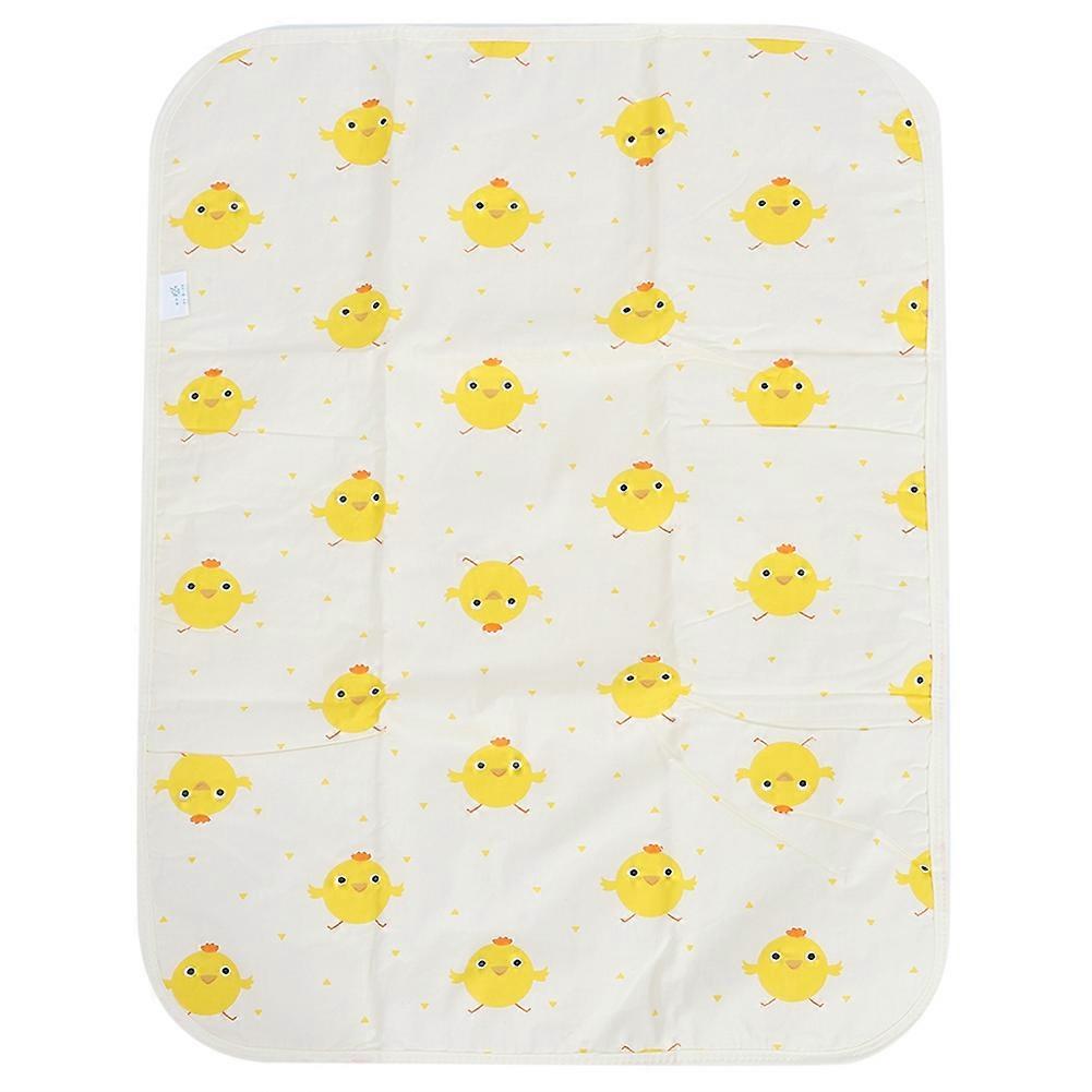 Matelas imperméable et respirant pour nouveau-né, alèse pour bébé (poulet jaune)