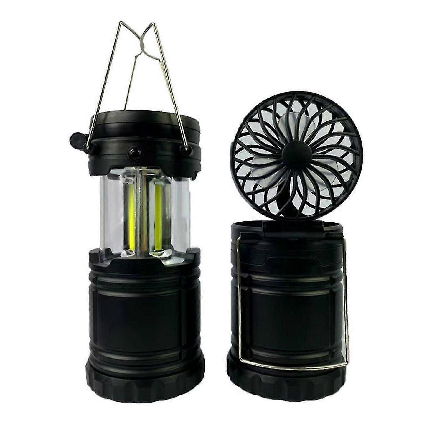 Outdoor LED Lanterns, Collapsible Up Lanterns With Fan