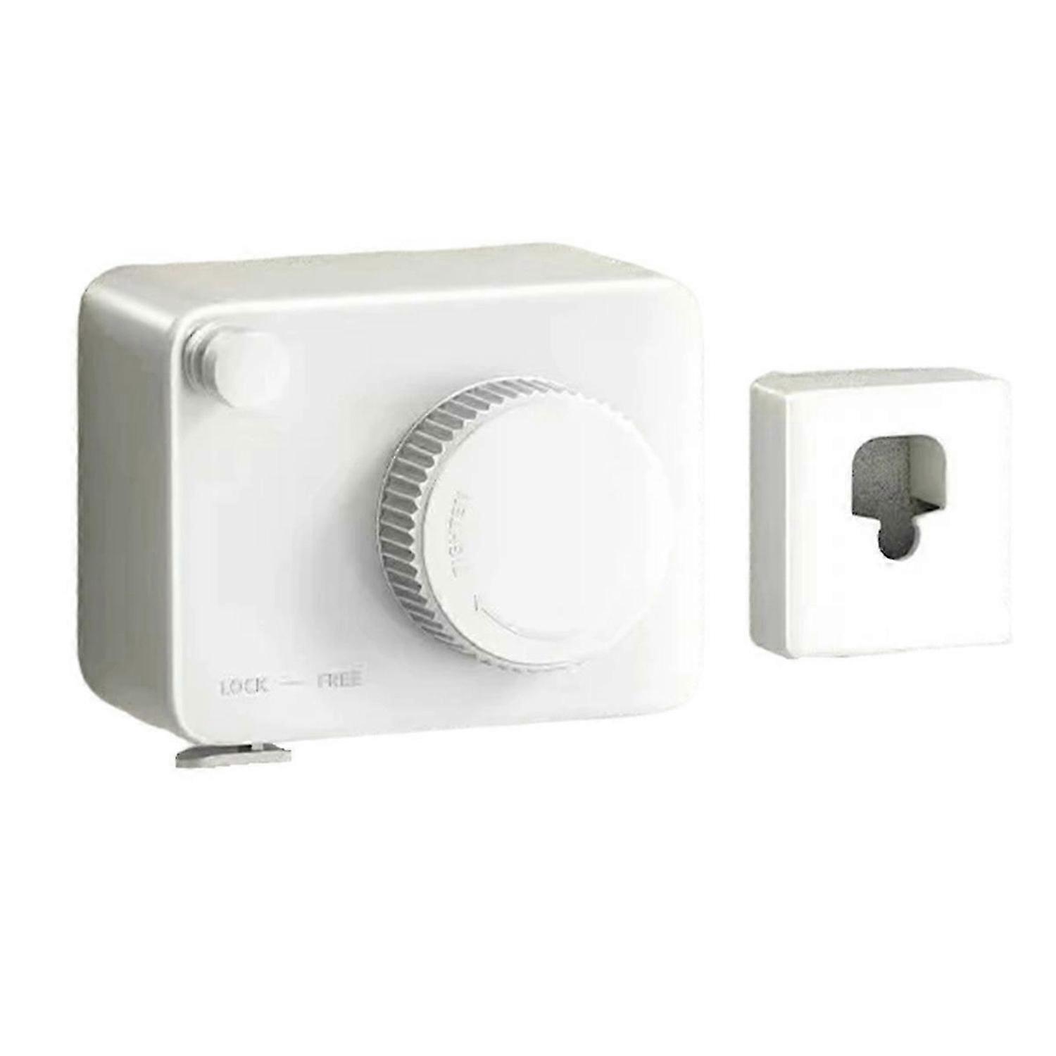 Wall-Mounted Retractable Clothesline Laundry Hanger ,White