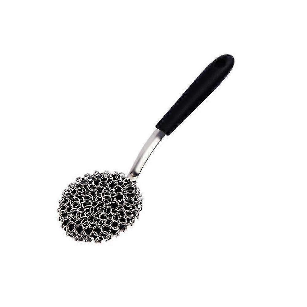 3-in-1 Chainmail Grill Scrubber,chain Mail Grill Scrubber Cast Iron,hairless