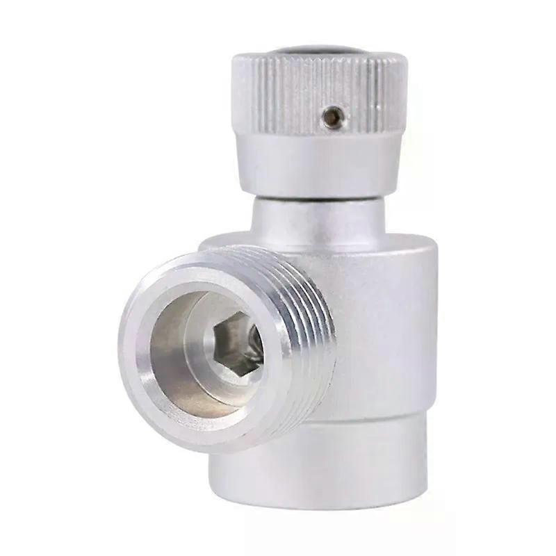 CO2 Cylinder Refill Adapter Self-Made Gas Cylinder Regulator M10X1 To W218-14 Adapter For Argon CO2 Mixed Gas Durable Silver