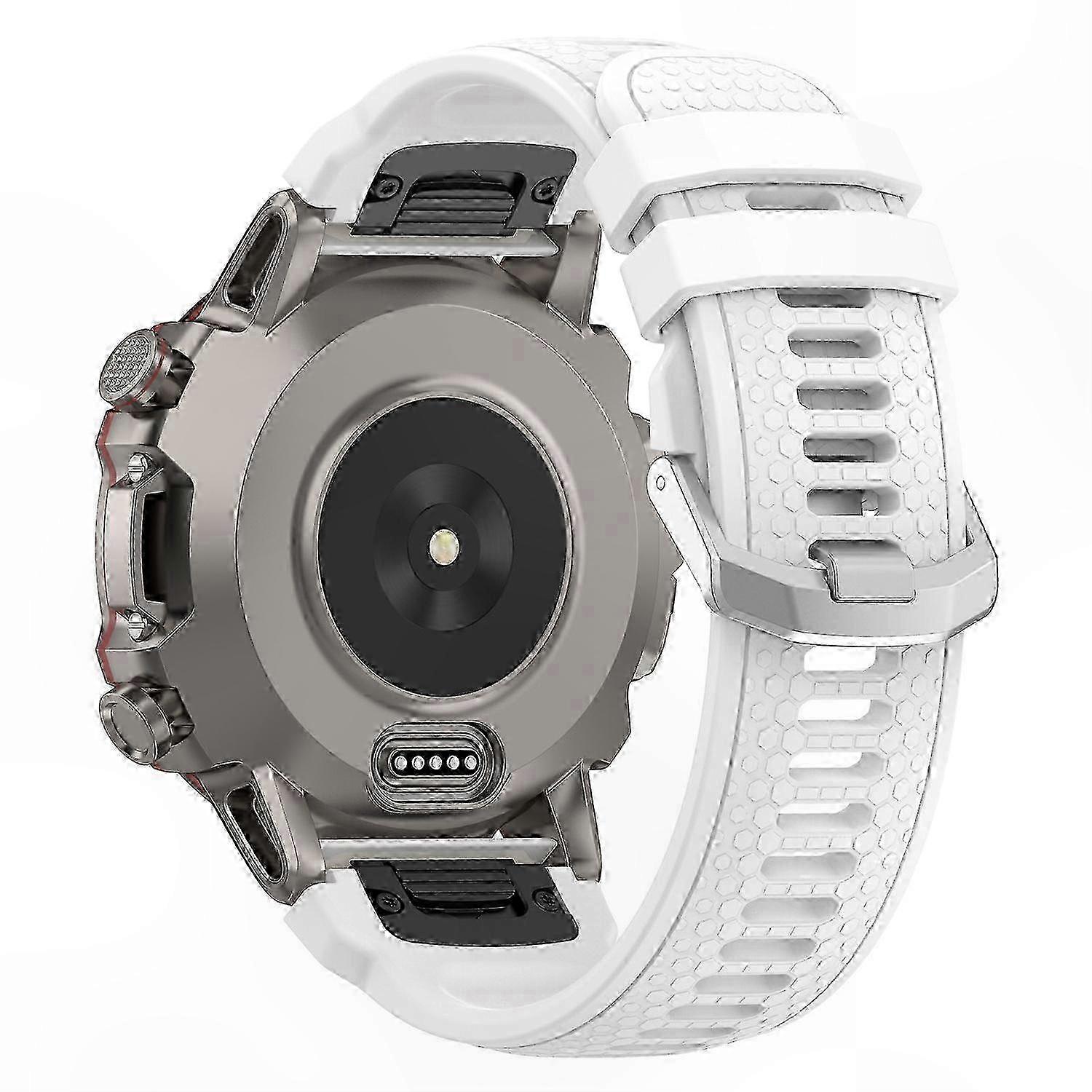 22mm Soft Silicone Quick-Release Strap for Fitness Tracker Models