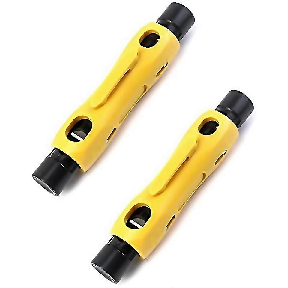 For 2pc Coax Stripper Wire Cutter Coax Stripping Tool For Rg711 And