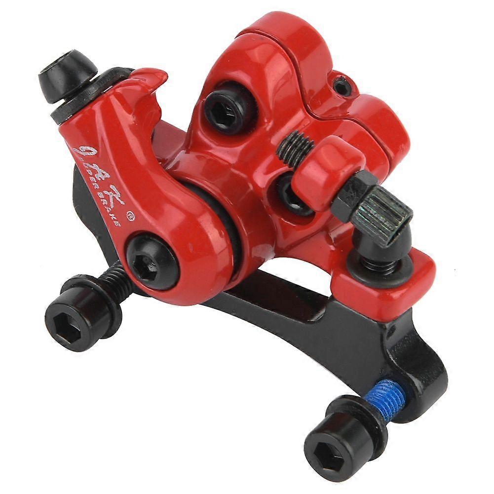 Mechanical Disc Brake Calipers Front and Rear Cylcing Bike Bicycle (red)
