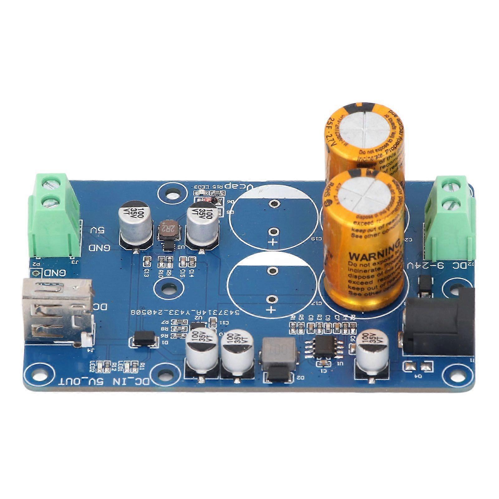 Super Capacitor UPS for RPI Uninterruptible Power Supply DC924V Input DC5V3A Output 1060S Power Down Endurance Data Save 2S