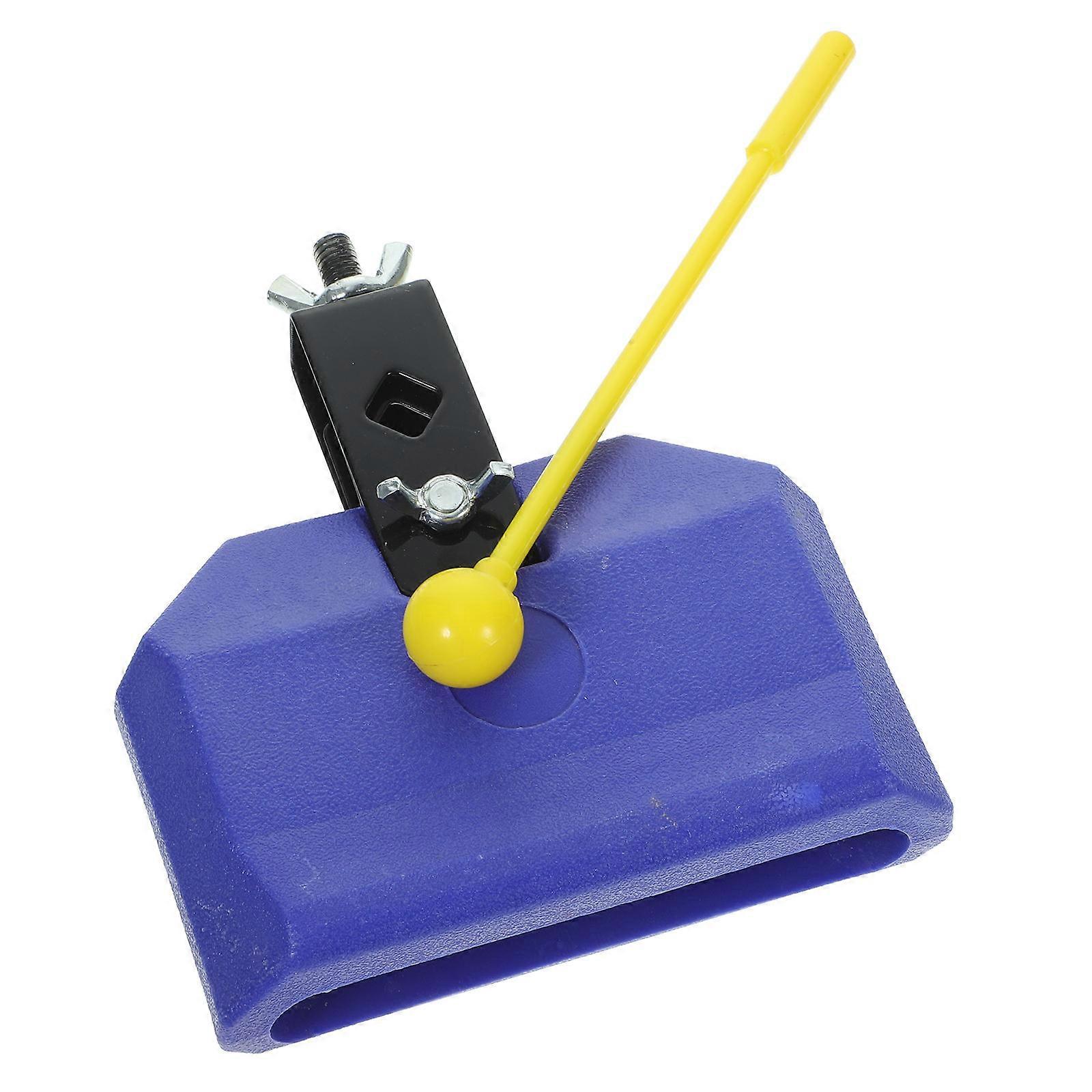 2Pcs Purple Cowbell Metal Instrument for Cheering and Band Use
