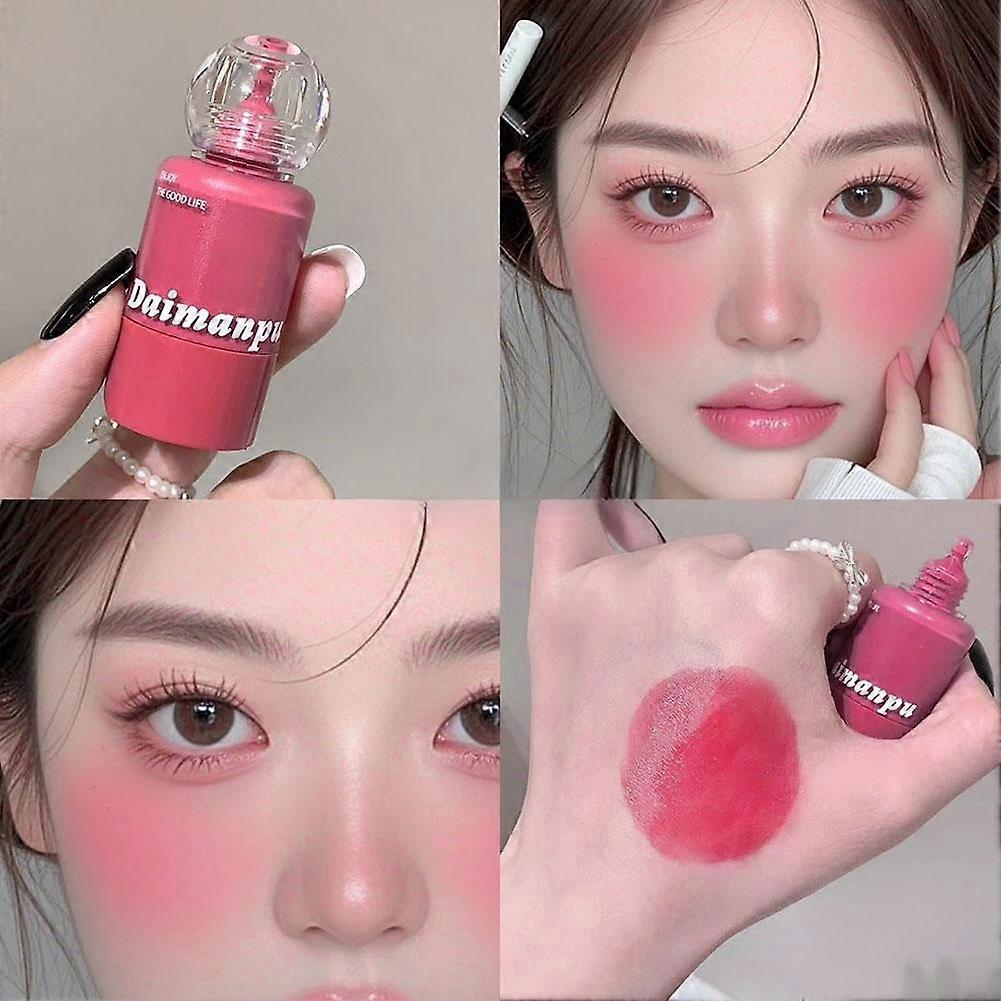 Little Bottle Liquid Blush Highly Pigmented Multipurpose Cheek Lip Eye Makeup Long Lasting Lightweight All Skin Types Portable