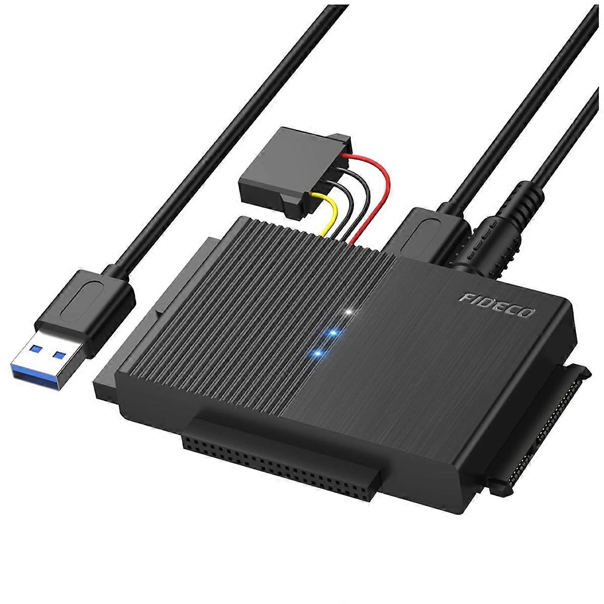  USB 3.0 to or IDE Adapter Cable for 2.5/3.5In HDD EU Plug