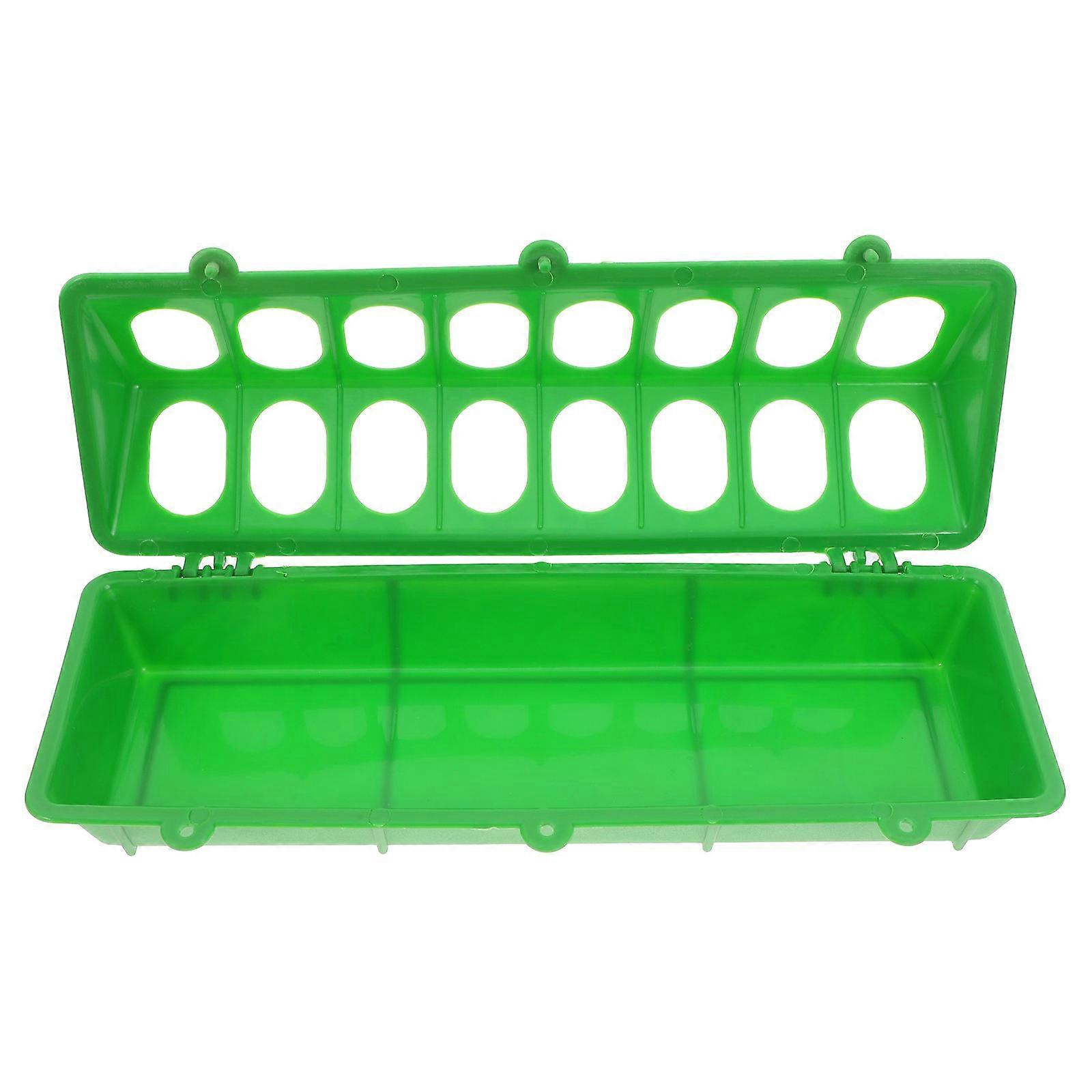 Poultry Feeder Plastic Chicken Feeder for 5Pcs Quail Birds