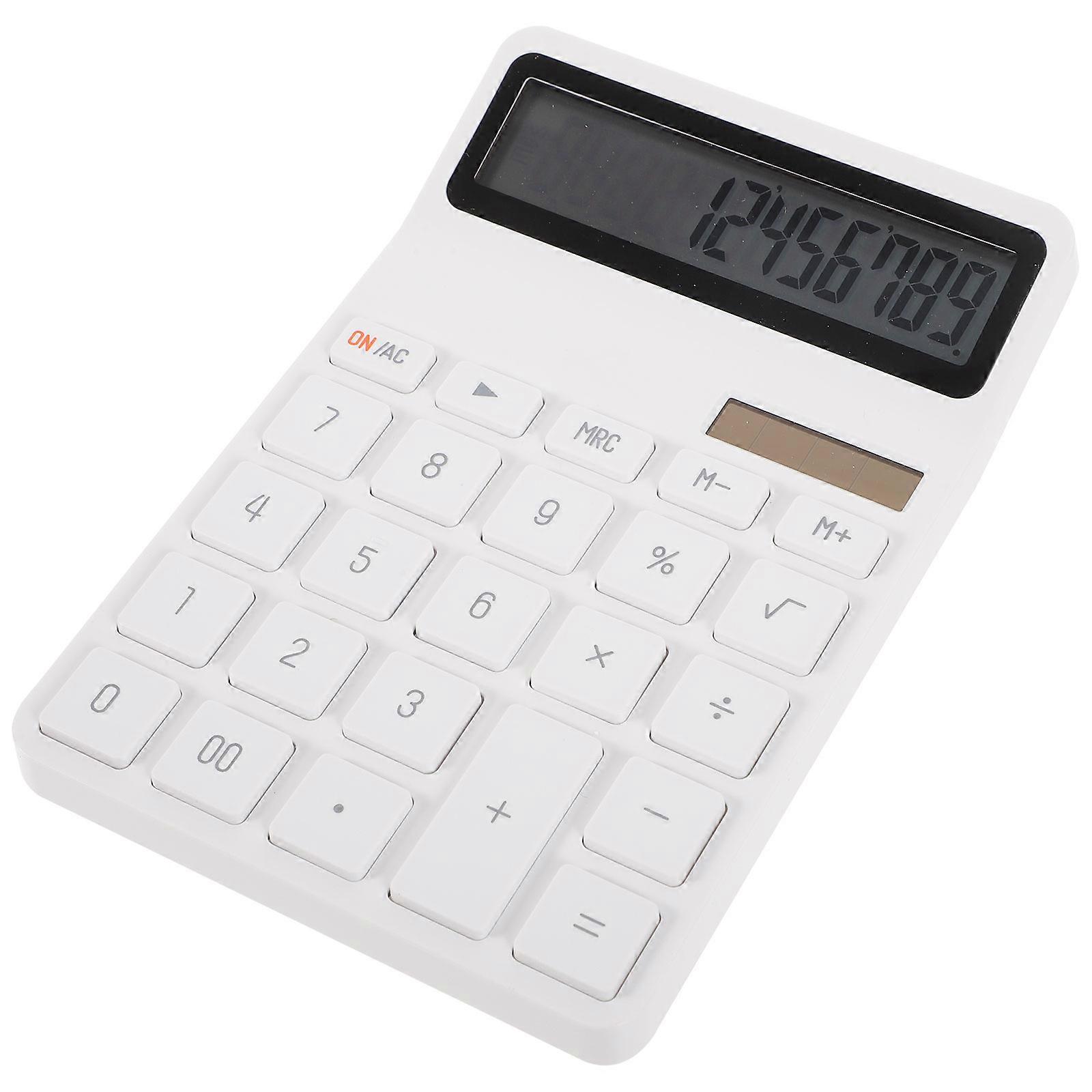 Student Calculator 4Pcs Basic Design For School Office Occasions 16x10.6x2.5cm Solar Power Functionality