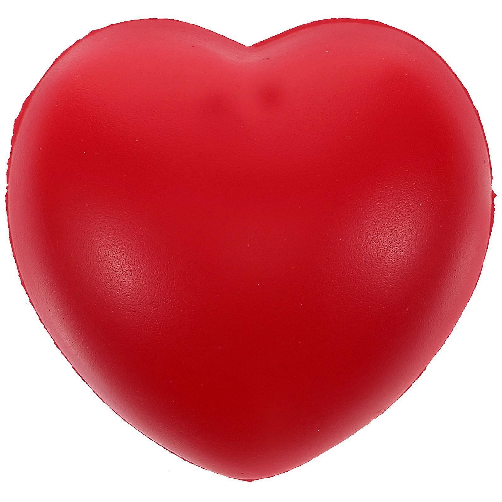2Pcs Red Finger Exercise Balls PVC Material Hand Exercisers For Stress Relief During Travel Or Office