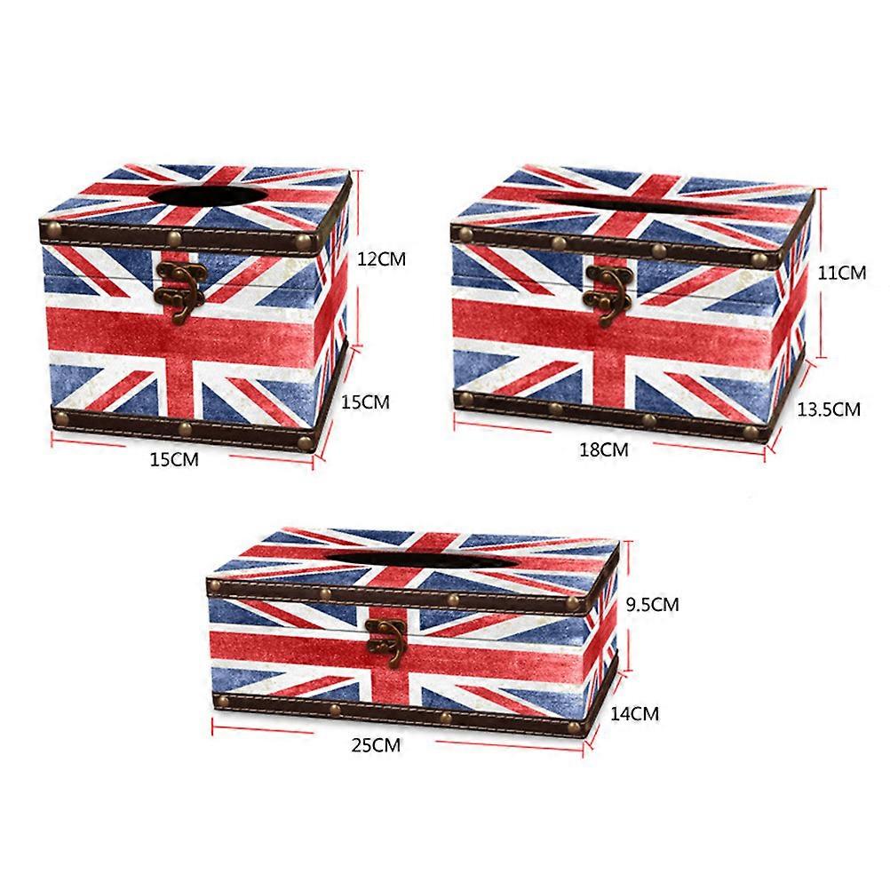 Vintage Tissue Holder for Napkin Use 3Pcs Multi