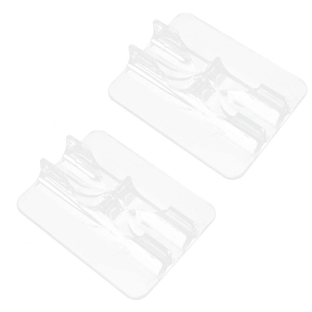 Transparent Roller Skates Display Stand PVC Holder for Storage 2Pairs