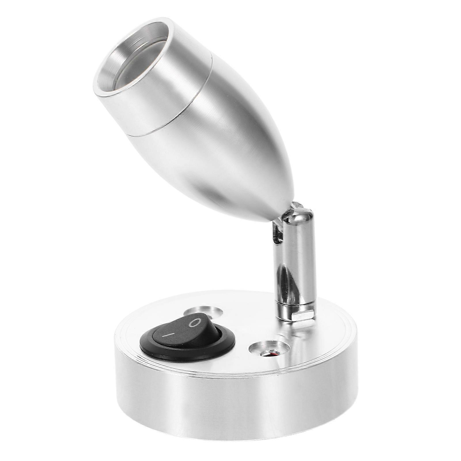 Marine Reading Light Cabin Lamp for Boat Use 2Pcs Silver