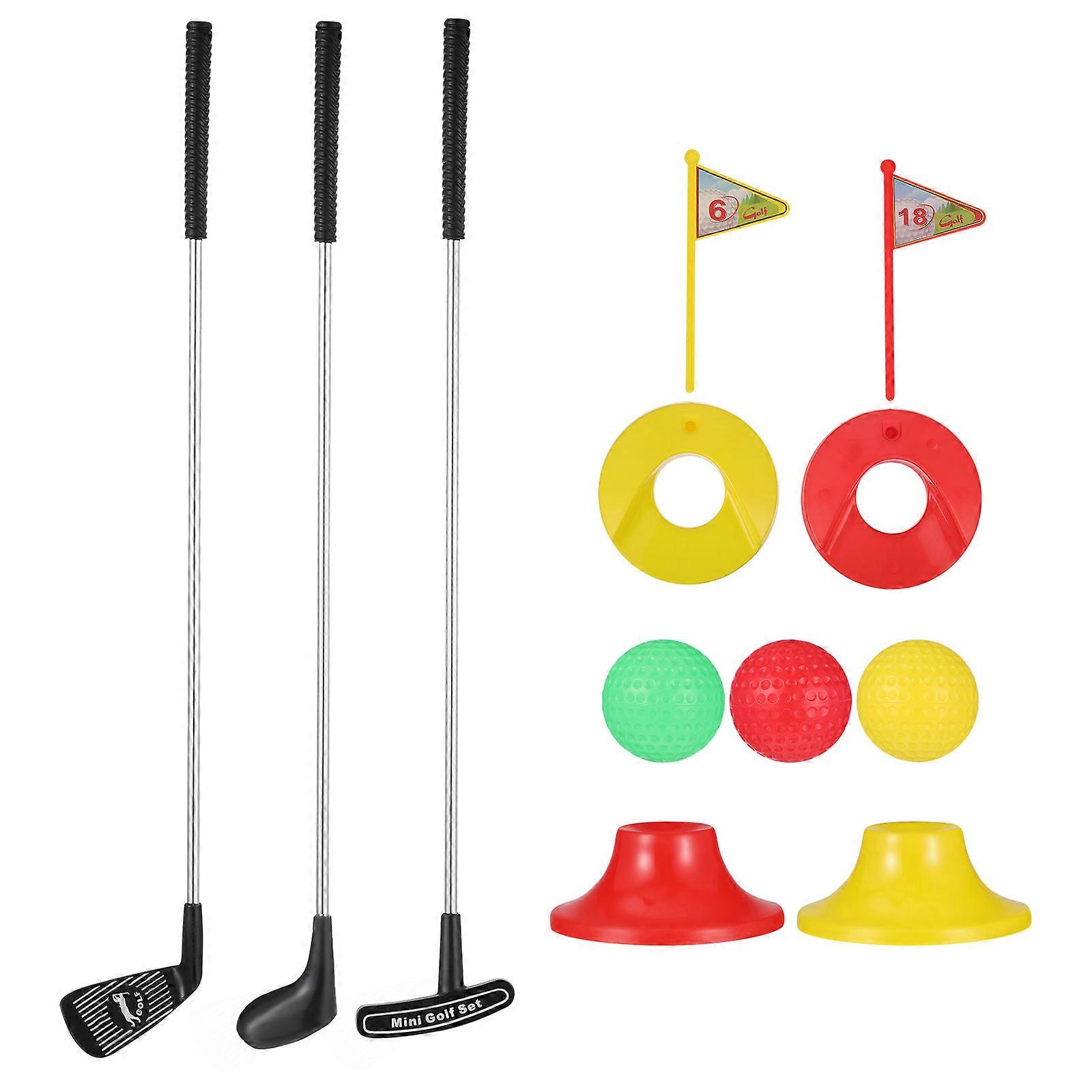 Toddler Clubs Toyvian Set Indoor Golf Toys Assorted Color for Physical Development 12Pcs