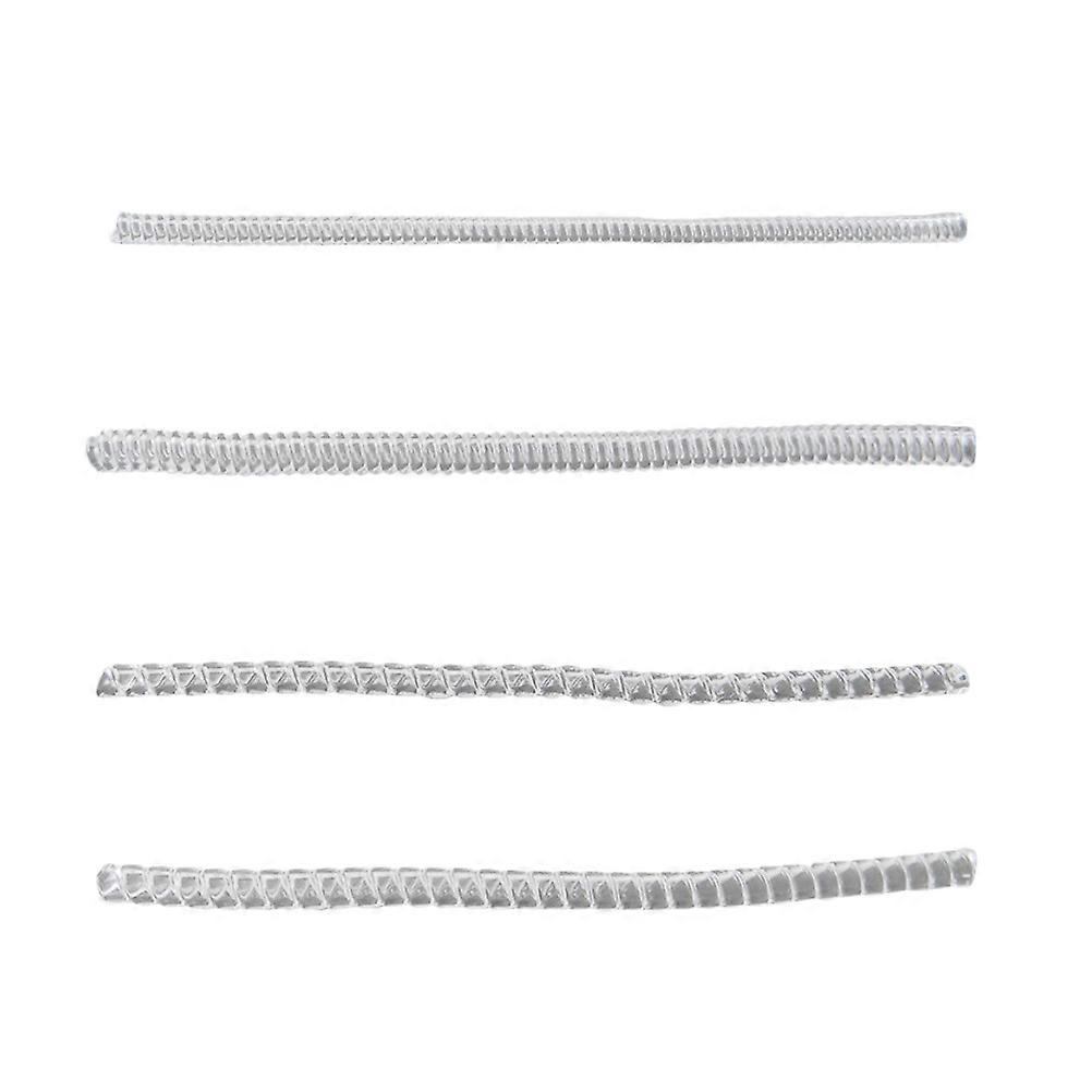 Simple Ring Adjustor for Adjustment 8Pcs White Silicone Invisible String