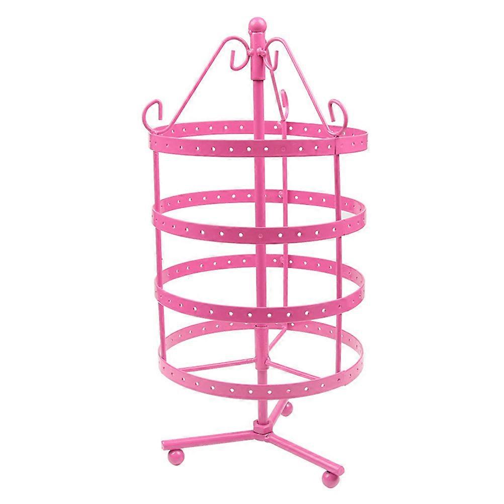 Jewelry Stand Metal Display Rack for Earring Organization 2Pcs Rotating