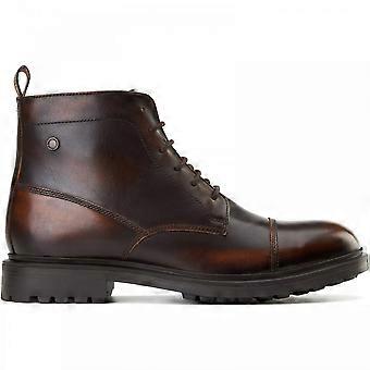 Men's Base London Boulton | Brown | Mens Formal Toe-Cap Ankle Boots