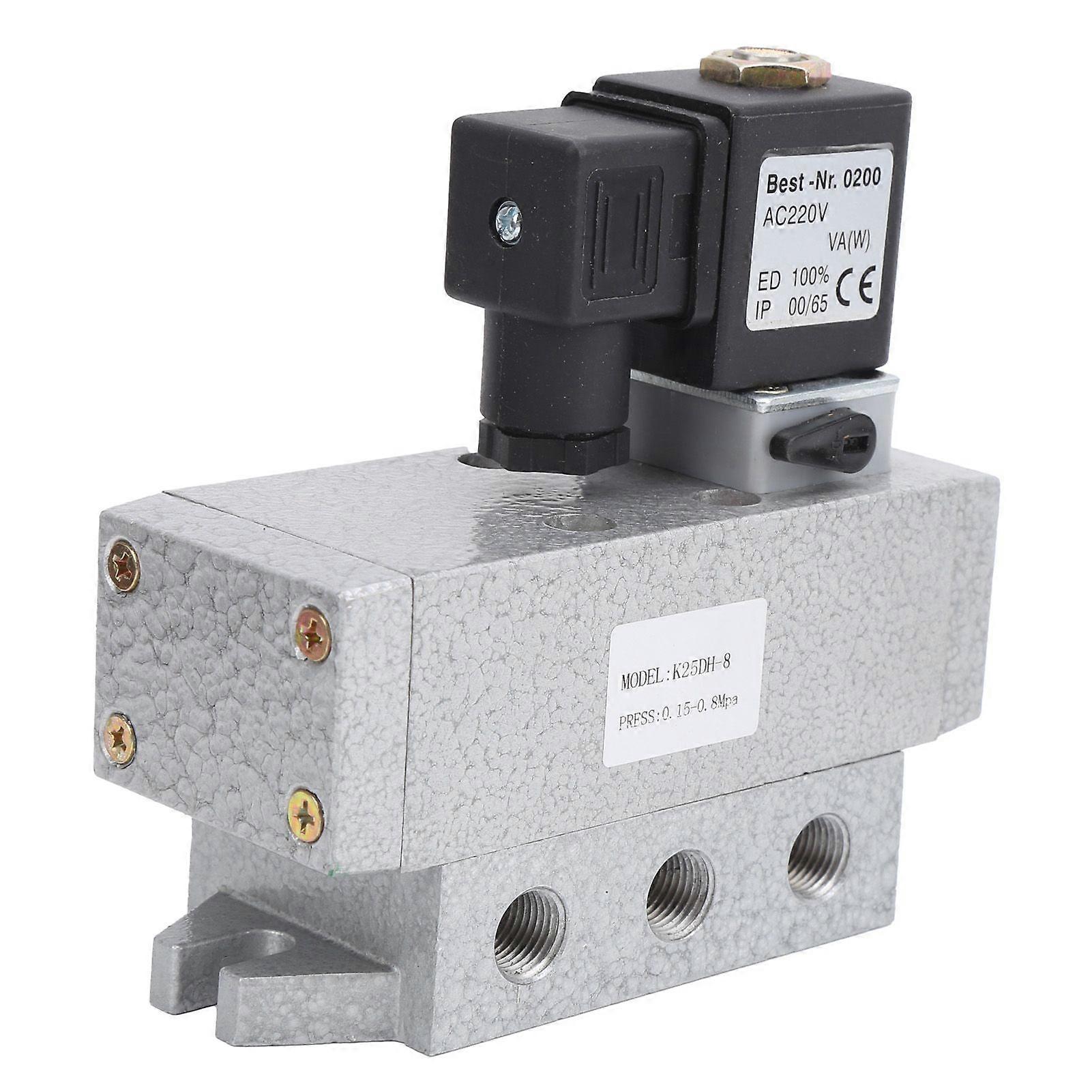 High quality  Two-position five-way solenoid valve single electric control