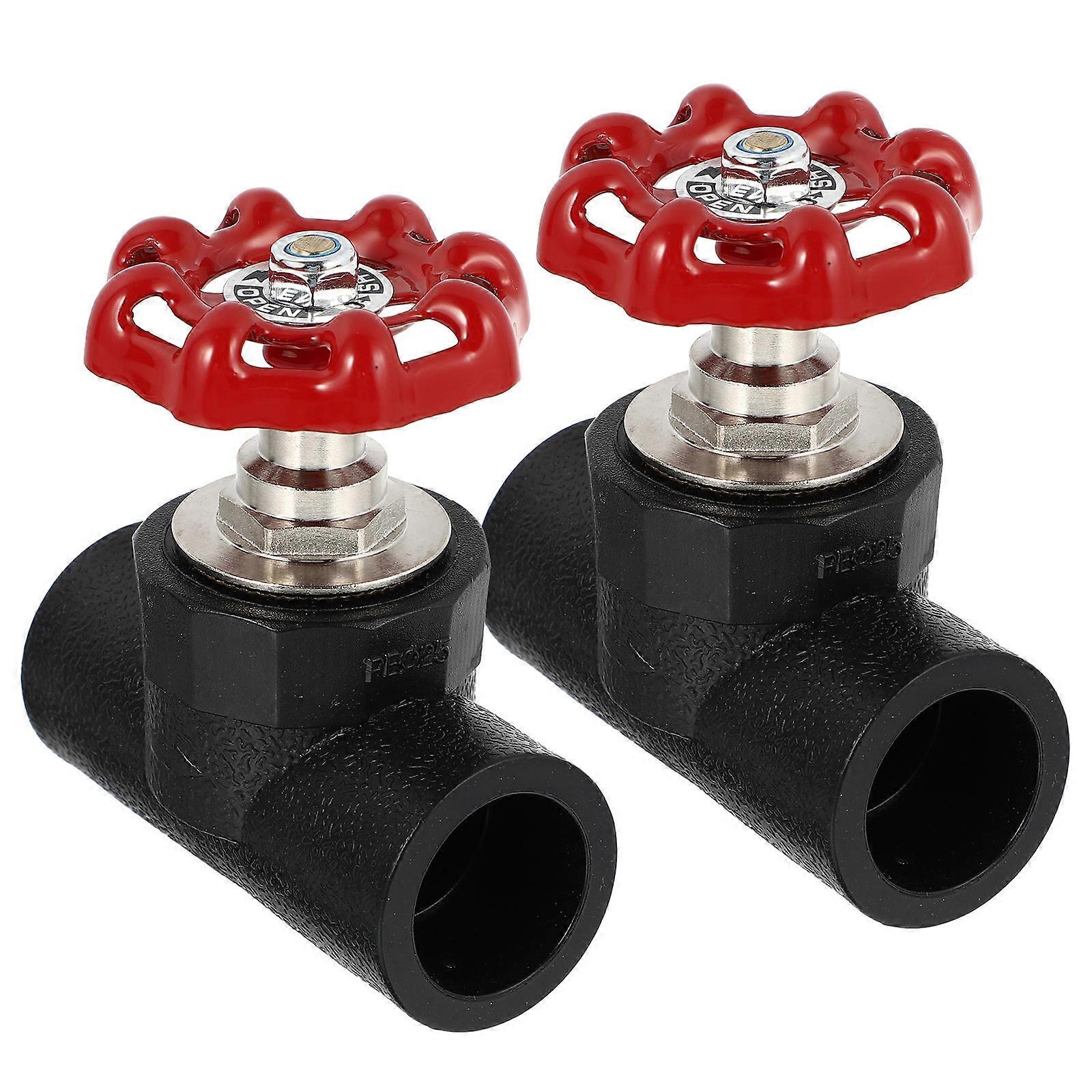 Water Pipe Fitting 2Pcs Plastic Hose Connector With Round Shape Designed For Home Professionals Reliable Switch Control