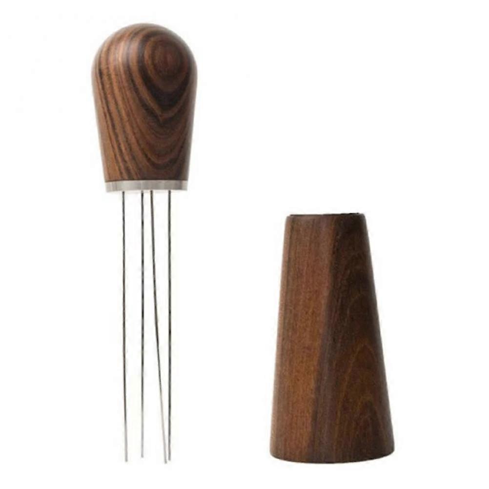 Wood Handle Coffee Stirrer for Espresso Distribution Needle 5Sets