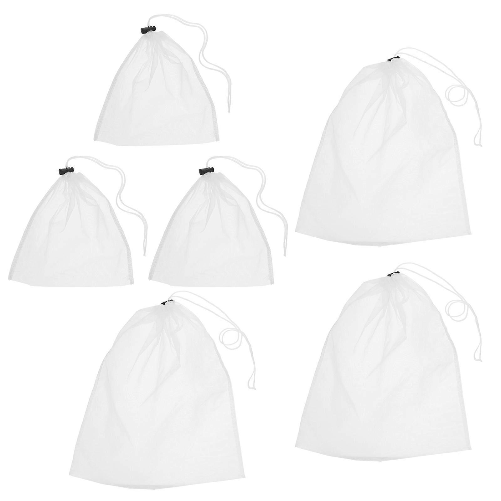 Coffee Filter Bags White Drawstring Bags for Brewing 30Pcs