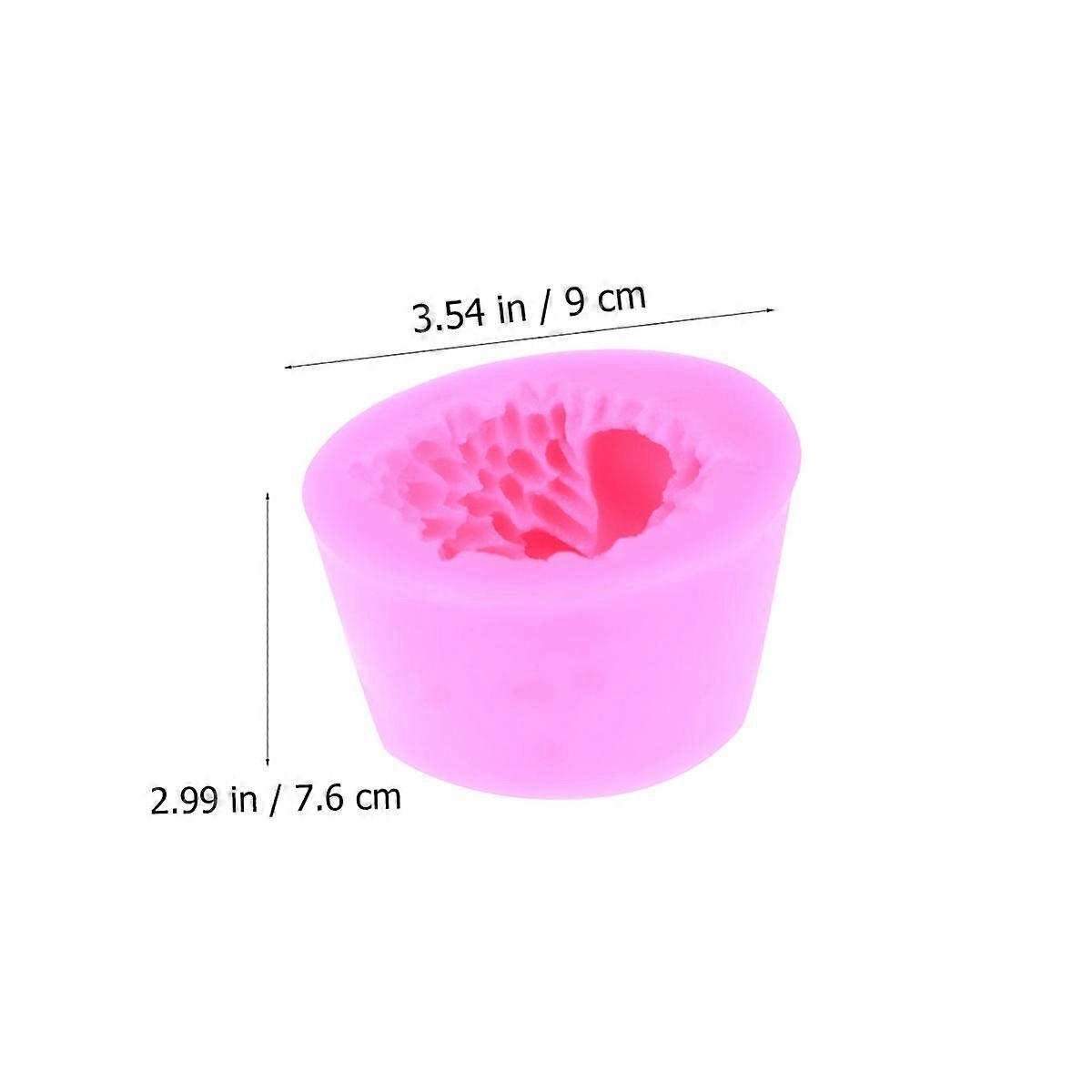 Chocolate Mold Sheep Shape Silicone for Cake Making 2Pcs Pink Set