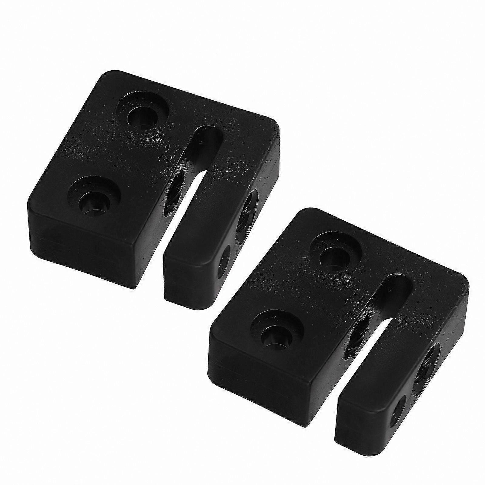 Lead Screw Anti Backlash Nut Block 3D Printer Parts 3.4x3.2cm 2Pcs Non-Protruding Screw Holes